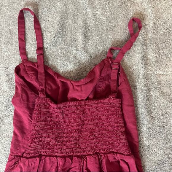 Old Navy Purple Tropical Floral Print Fit & Flare Summer Sundress Size Small - Picture 9 of 9